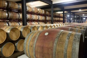 barril de vino lavado con tecnología ultrasónica